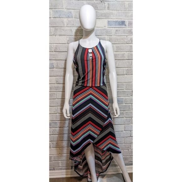 NWT Candies dress rainbow multi color stripes sz. 2x - Picture 2 of 8